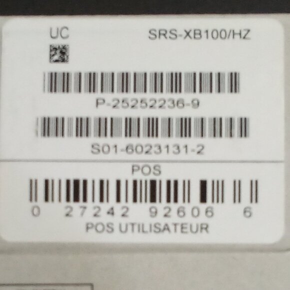 SONY WIRELESS BLUETOOTH SPEAKER WITH 16 HRS BATTERY LIFE MODEL # GRAY SRS-XB100 - Picture 4 of 9